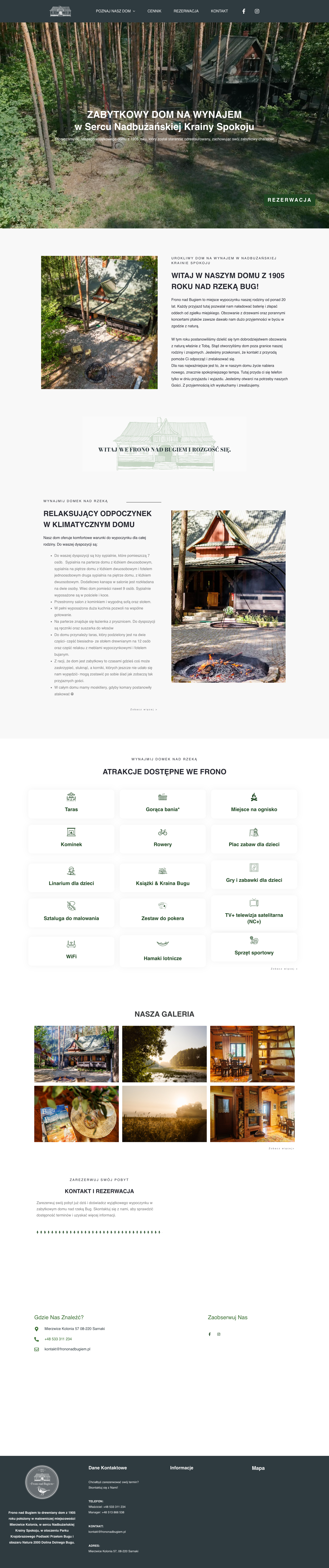 Frono nad Bugiem website